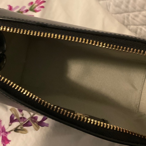 RADLEY LONDON Black Leather Double-Zip Clutch with Gold Logo - Picture 4 of 4